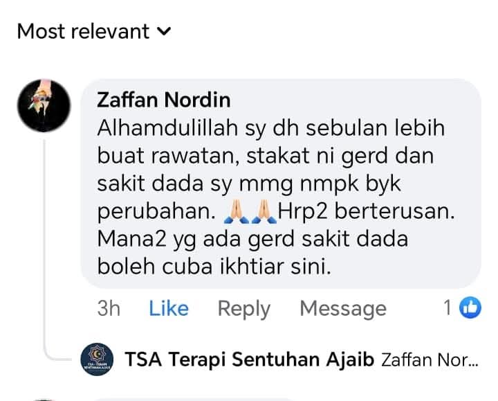 Testimoni Zaffan Nordin - GERD dan sakit dada